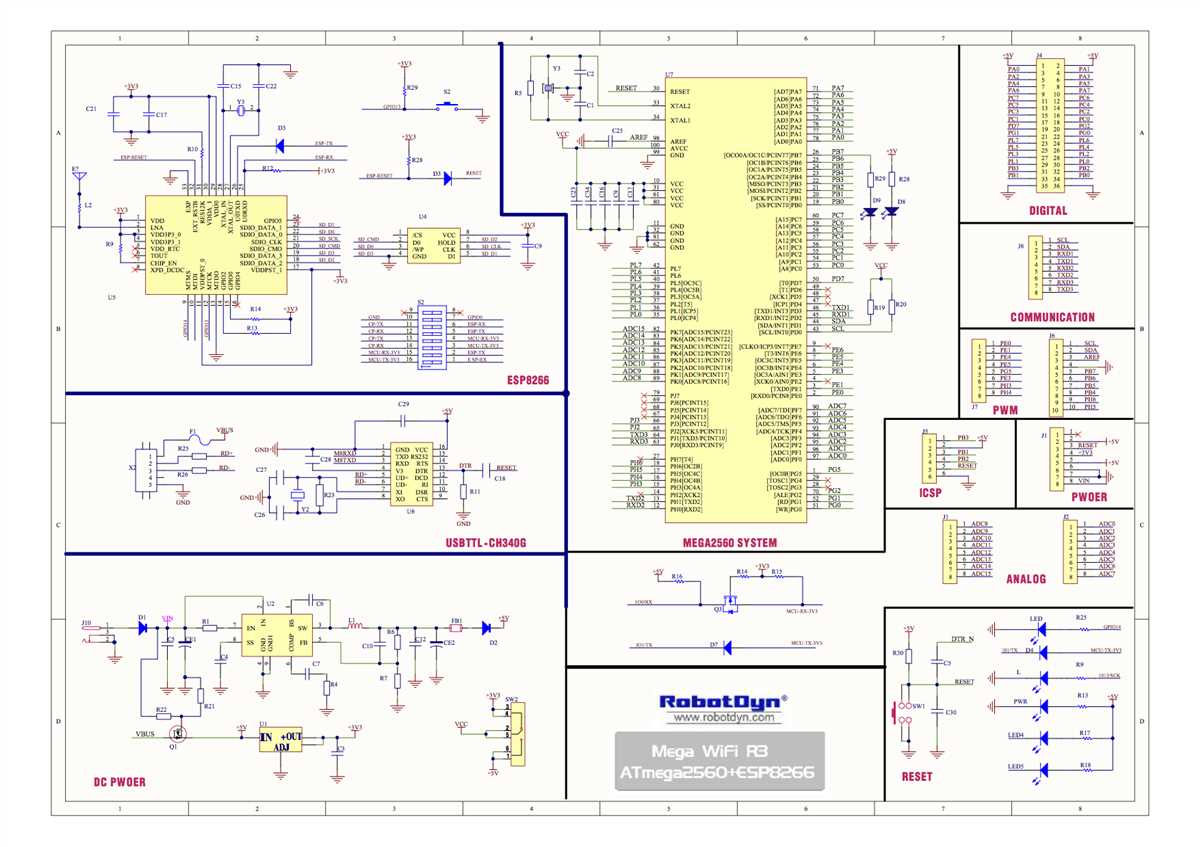 Uncovering The Schematic Diagram Of Arduino Mega Pro